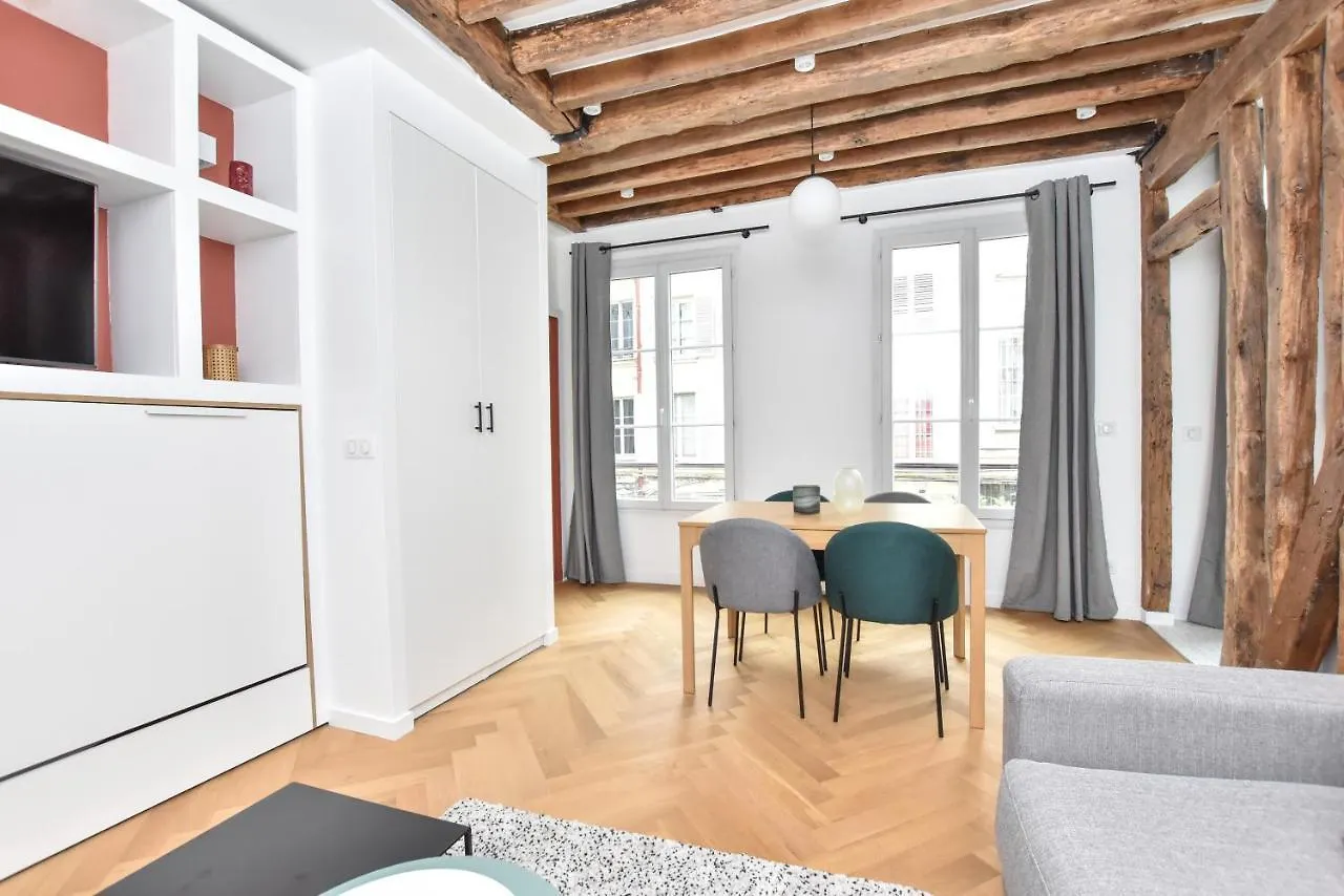 Authentic Apartment 1Br-4P Republique - Le Marais Париж 0*,